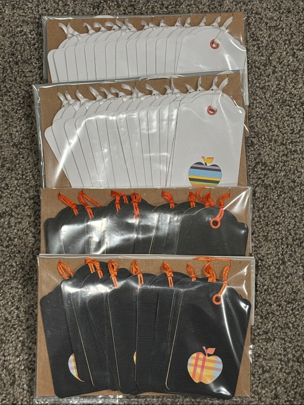 4 Packages of 15 handmade Gift Tags – Teacher gift tags